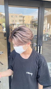 メンズバレイヤージュ × センターパート - CREA掲載