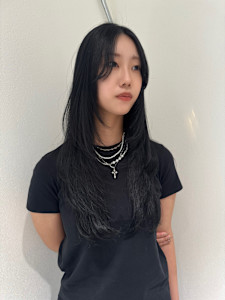 ザクザクレイヤーレイヤーカットブルーブラック