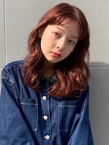 ブリーチなしダブルカラー/暖色カラー/チェリーレッド - add by K-two 【アッド バイ ケーツー】掲載