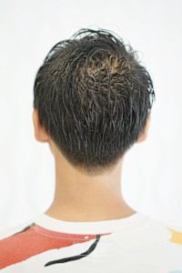 ツーブロックショート