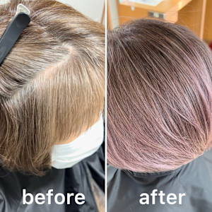 白髪ぼかしカラー