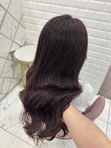 ブリーチなしダブルカラー＊チョコレートピンク＊まゆ