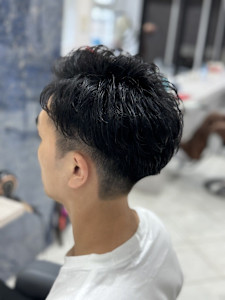 かきあげフェザーパーマ