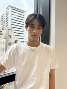 毛流れシースルーバング