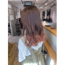 裾カラー【イルミナカラー/髪質改善/縮毛矯正】