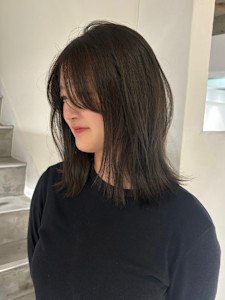 【YOKE】オリーブブラウンアッシュベージュレイヤーボブ - YOKE掲載