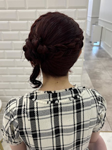 ブリーチなしWカラー＊ワインレッド＊まゆ - Lilme掲載