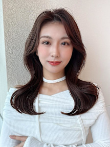 暗髪でも出せるこなれ感フェイスレイヤー×ナチュラルセミロング - AFLOAT/L 錦糸町【アフロートエル】掲載