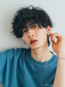 束感マッシュ ウルフパーマ ニュアンスパーマ 20代【札幌】 - Hair salon for Men idea掲載