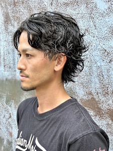 ミディアムパーマ センターパート スパイラルパーマ【札幌】 - Hair salon for Men idea掲載