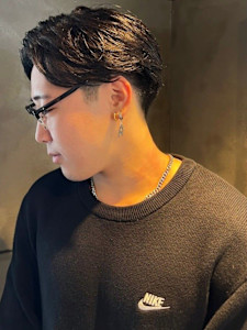 毛流れパーマ ダウンパーマ 刈り上げショート 20代【札幌】 - THIS IS BARBER掲載