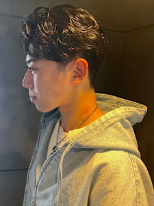 ラルフカール メンズパーマ 黒髪ショート カジュアル【札幌】 - THIS IS BARBER掲載