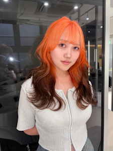 ハイトーンデザイン×髪質改善カラー