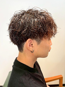 マッシュ　ツイストスパイラル　ツーブロック　ナチュラルカラー - MEN'S SALON alfRed 瑞穂店掲載