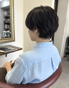 韓国風シースルーマッシュヘア - Lourdes hair design掲載