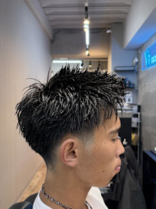  大宮/カット/短髪/毛流れ/センターパート