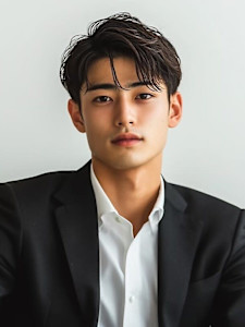 毛流れパーマ ニュアンスパーマ マッシュショート ビジネス - 全室完全個室Men's hair salon STELLA掲載