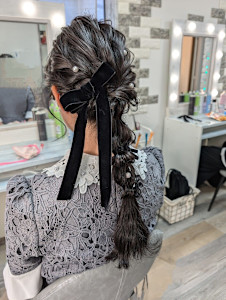 編みおろし　ベロアリボン - MISERY ヘアセット 着付け専門店掲載