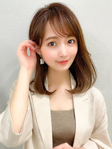 30代40代に人気後れ毛がかわいいくびれヘアシャギーレイヤー - AFLOAT/L 錦糸町【アフロートエル】掲載