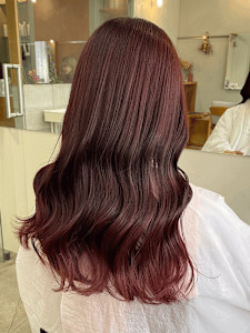 《花屋併設》さりげない裾カラー - mallow*花屋併設の美容院*掲載