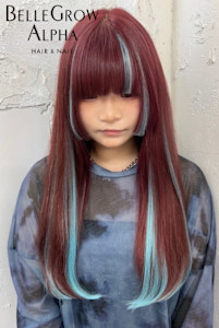 カラー＋エクステ - BELLE GROW ALPHA HAIR&NAIL掲載