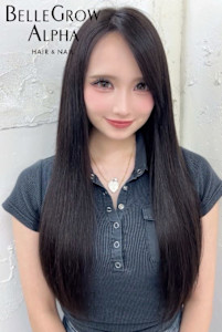 カラー＋エクステ - BELLE GROW ALPHA HAIR&NAIL掲載