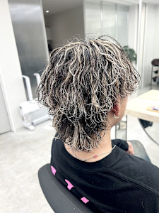 surf curl × white highlight