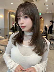 髪質改善＊ミディアムヘア艶カラー＊美髪【Zina渋谷神南】 - Zina 渋谷神南 髪質改善/前髪カット/韓国レイヤーカット【ジーナ】掲載