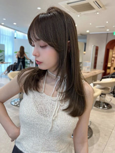 髪質改善＊ミディアムヘア艶カラー＊美髪【Zina渋谷神南】 - Zina 渋谷神南 髪質改善/前髪カット/韓国レイヤーカット【ジーナ】掲載