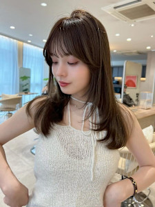 髪質改善＊ミディアムヘア艶カラー＊美髪【Zina渋谷神南】 - Zina 渋谷神南 髪質改善/前髪カット/韓国レイヤーカット【ジーナ】掲載