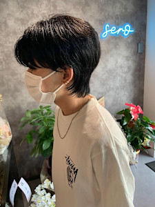 メンズマッシュウルフ