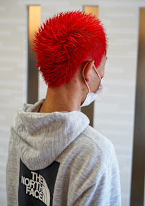 バーニングレッド×スパイキーショート