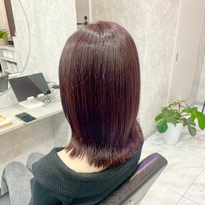 ワインレッド - kamiiro ハイトーン/ブリーチ/ダブルカラー/髪質改善掲載