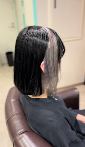 デザインカラー×ホワイトシルバー - GLADGE池袋/ダブルカラー/ブリーチ掲載