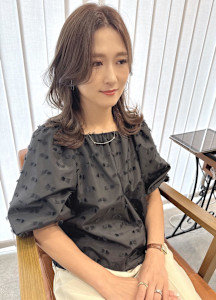 くびれセミロング×ハイレイヤー×オリーブグレージュ - LINKS 東戸塚店掲載