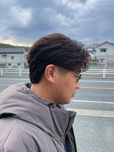 メンズフェザーカット