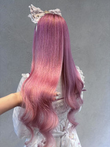 《中島遼香》ベビーピンク/ピンクカラー - Ess 艶髪/髪質改善/韓国風掲載