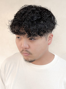 【メンズマッシュ×シャドウパーマ】