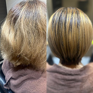 ブリーチ毛に縮毛矯正？！