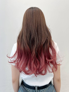 ピンクグラデーション