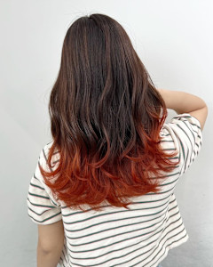 オレンジグラデーション - Flora by siesta掲載