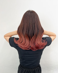 ピンクグラデーション