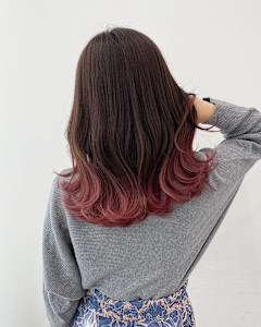 ピンクグラデーション - Flora by siesta掲載