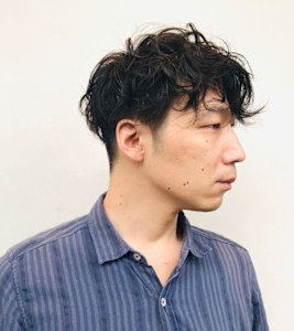 2ブロックパーマ