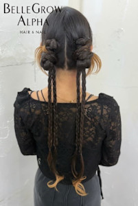 ヘアセット - BELLE GROW ALPHA HAIR&NAIL掲載