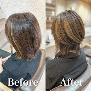 白髪ぼかし(デザインカラー)白髪キレイにマイナス10歳 - F.U.N 竹ノ塚店【ファン】掲載