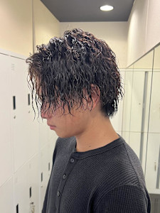 【平山明樹】縦落ちスパイラルパーマ