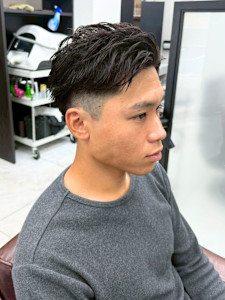 ビジネスショート　アップバング　ツーブロック　刈り上げ - MEN'S SALON SOLEIL by alfRed掲載