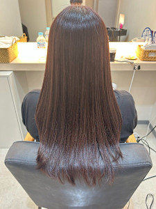 【圧倒的艶髪】艶髪METEOカラー、スピエラ酸性縮毛矯正