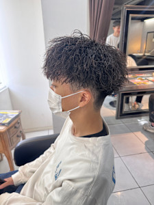 ツイストスパイラルパーマ　ツイストパーマ　ピンパーマ - AIZU 海老名 men'shair salon メンズパーマ掲載